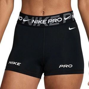 Nike Pro Women's Mid-Rise 3" Graphic Biker Shorts Sz Small - NWT